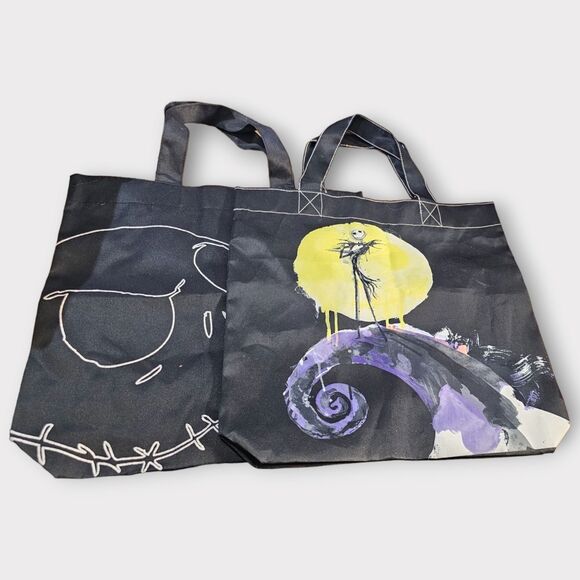 Set of (2) Nightmare Before Christmas Totes - Picture 1 of 4